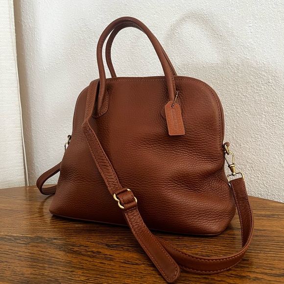 Coach Handbags - Vintage Coach Sonoma Satchel Brown Leather Shoulder Crossbody Bag